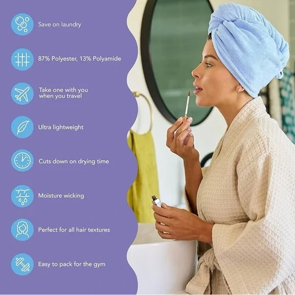 NEW White and Pink Turbie Twists - 2 Pack - Picture 2 of 4